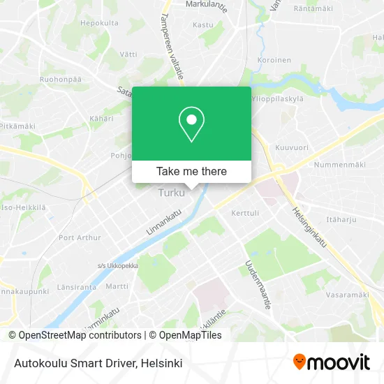 Autokoulu Smart Driver map