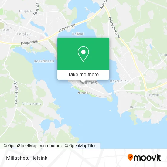 Millashes map