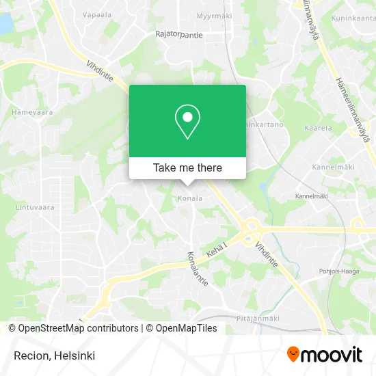 Recion map