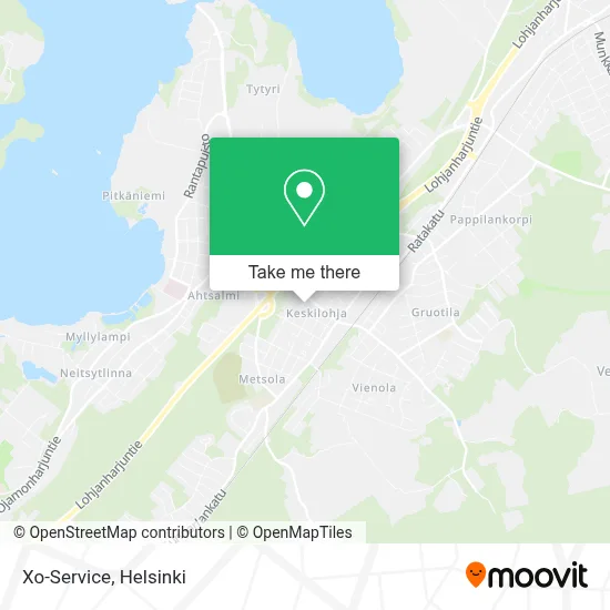 Xo-Service map