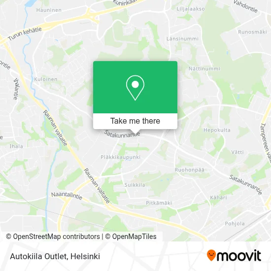 Autokiila Outlet map