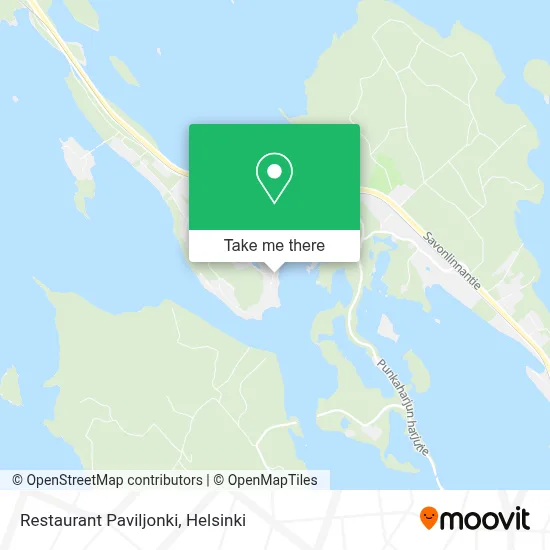 Restaurant Paviljonki map