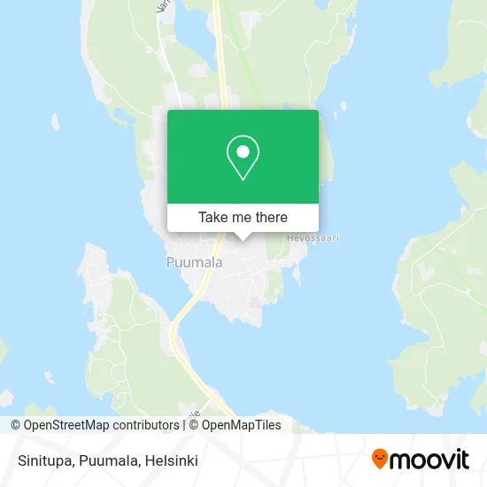 Sinitupa, Puumala map