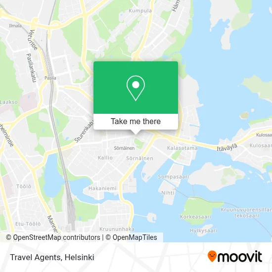 Travel Agents map