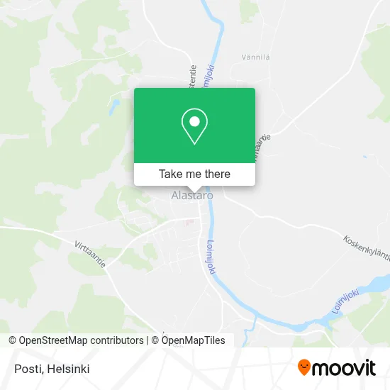 Posti map