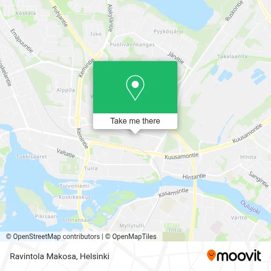 Ravintola Makosa map
