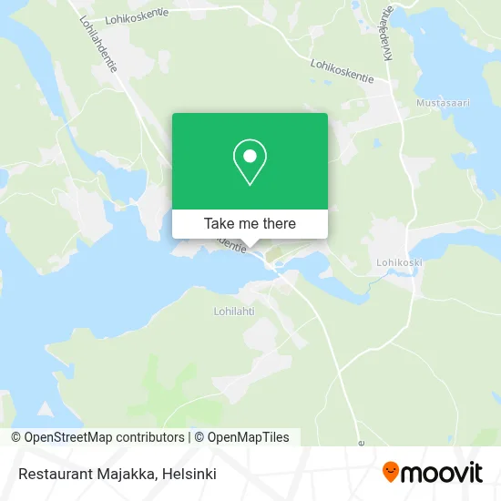 Restaurant Majakka map