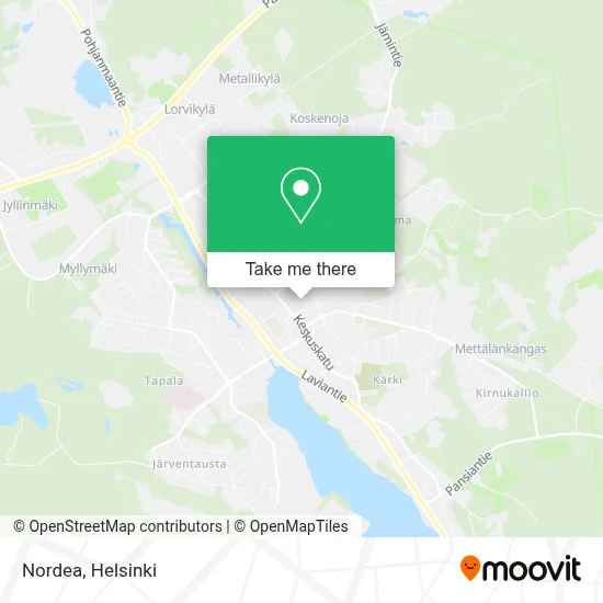 Nordea map