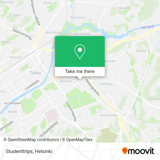 Studenttrips map