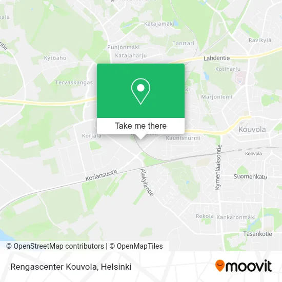 Rengascenter Kouvola map