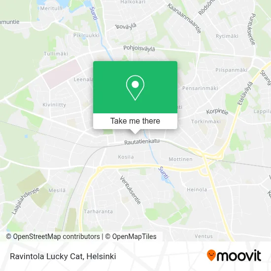 Ravintola Lucky Cat map
