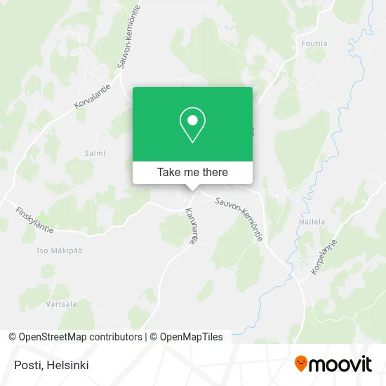 Posti map