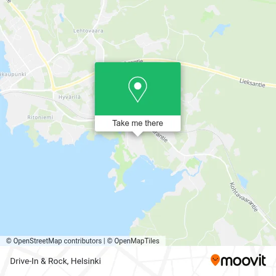 Drive-In & Rock map