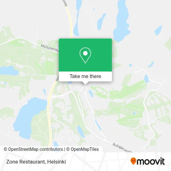 Zone Restaurant map