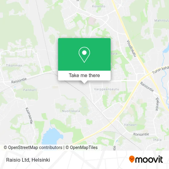 Raisio Ltd map