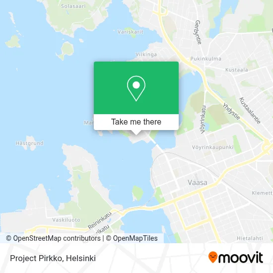 Project Pirkko map