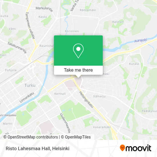 Risto Lahesmaa Hall map