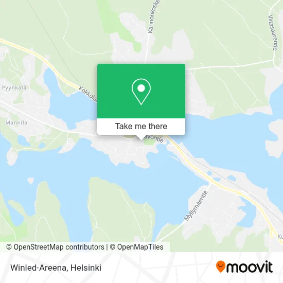 Winled-Areena map