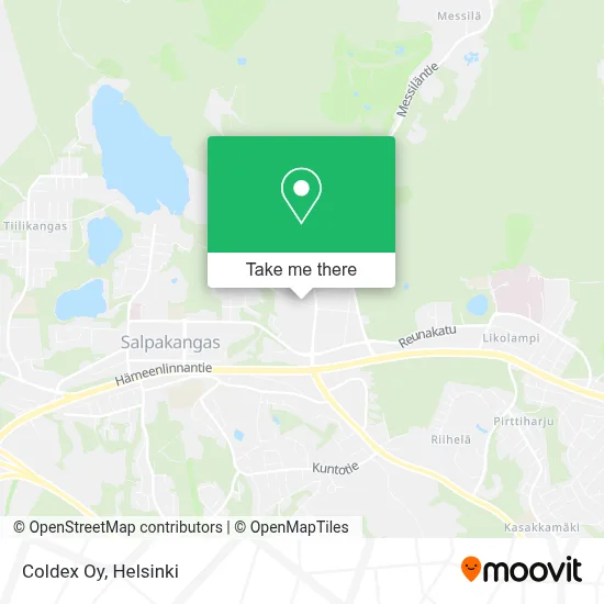 Coldex Oy map