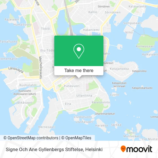 Signe Och Ane Gyllenbergs Stiftelse map