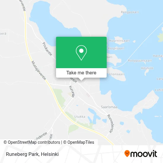 Runeberg Park map
