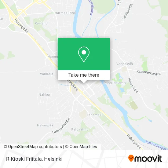 R-Kioski Friitala map