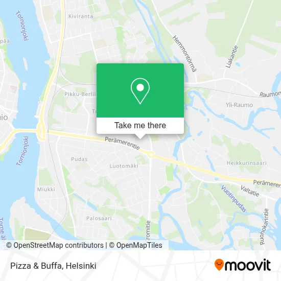Pizza & Buffa map