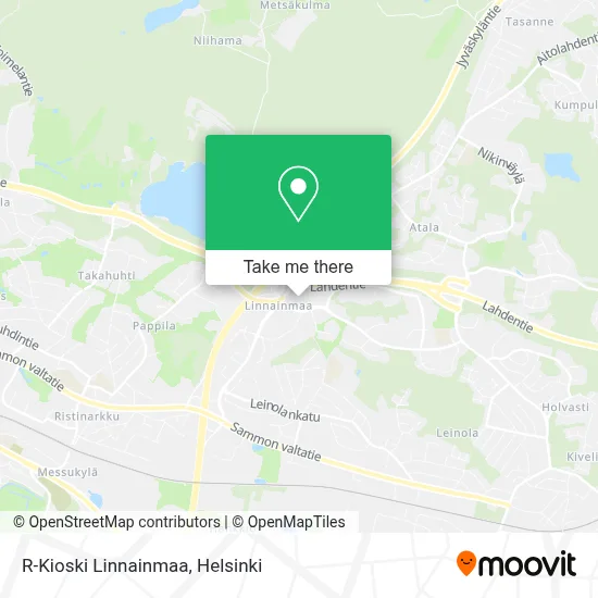 R-Kioski Linnainmaa map