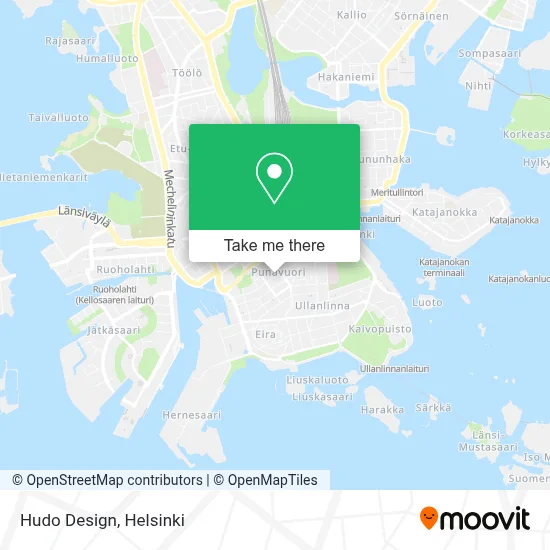 Hudo Design map