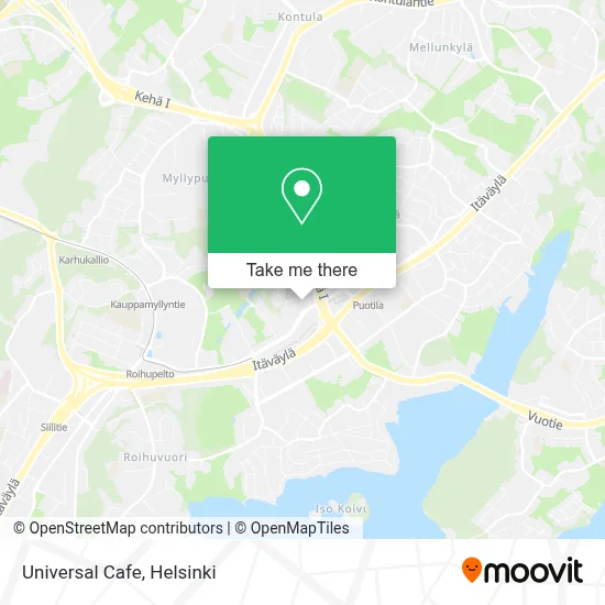 Universal Cafe map