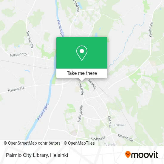 Paimio City Library map
