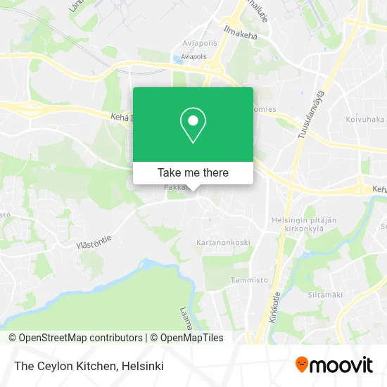 The Ceylon Kitchen map