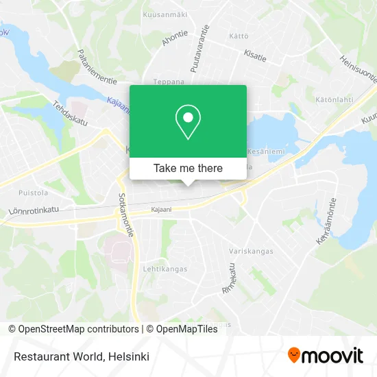 Restaurant World map