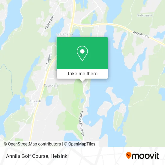 Annila Golf Course map