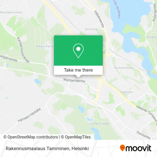 Rakennusmaalaus Tamminen map
