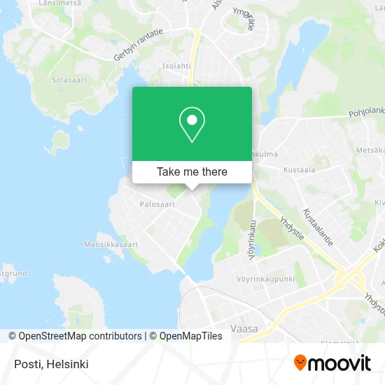 Posti map