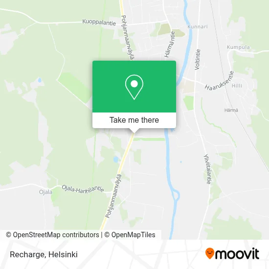 Recharge map
