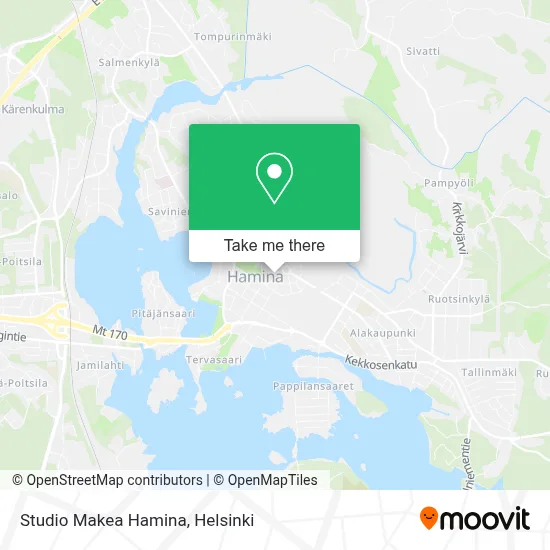 Studio Makea Hamina map