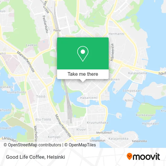 Good Life Coffee map