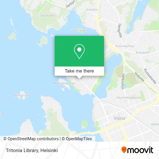 Tritonia Library map