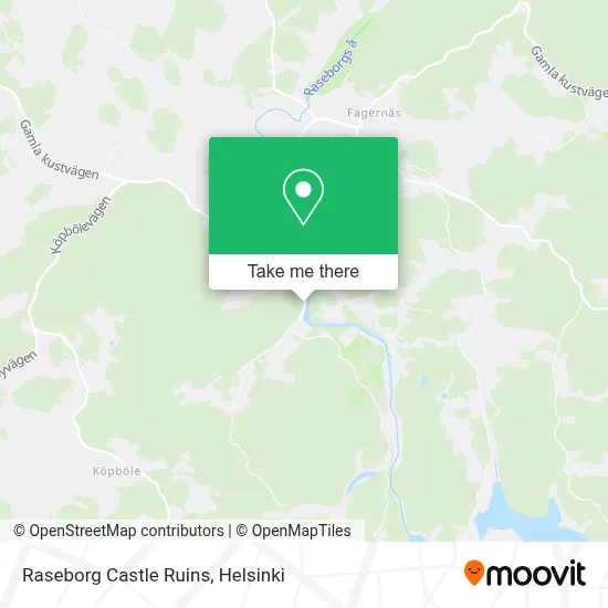 Raseborg Castle Ruins map