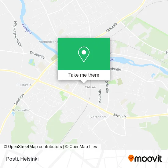 Posti map