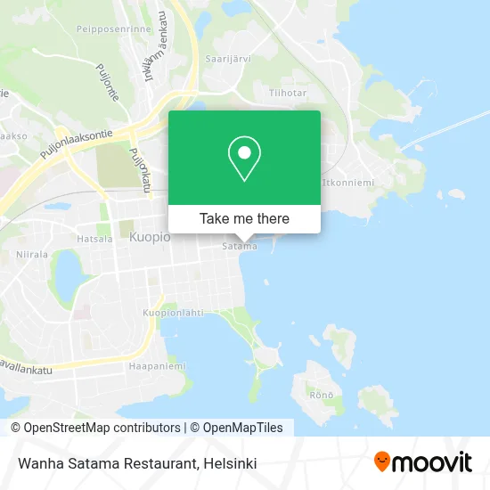 Wanha Satama Restaurant map