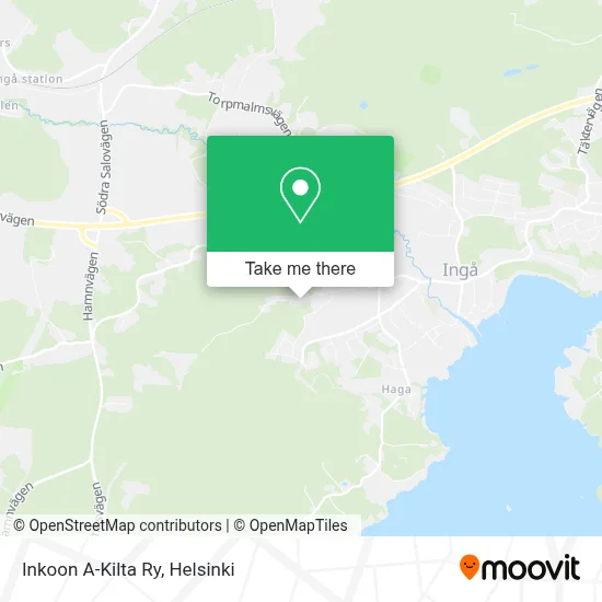Inkoon A-Kilta Ry map