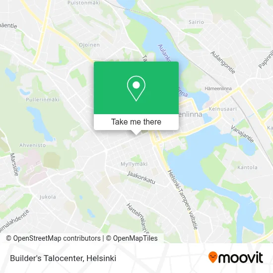 Builder's Talocenter map