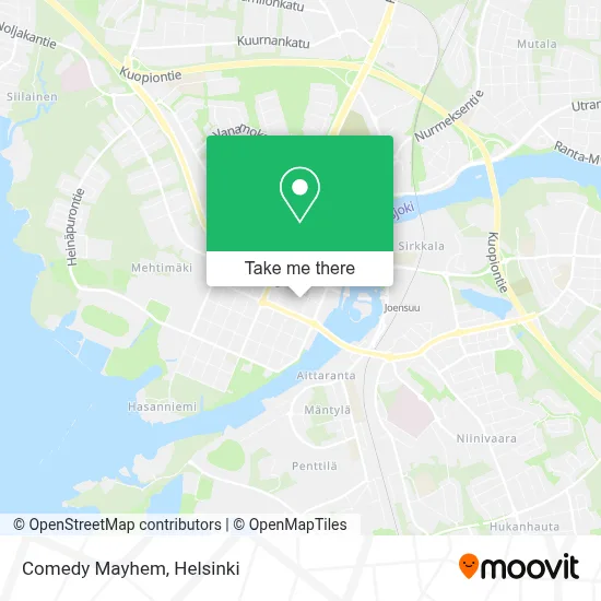 Comedy Mayhem map