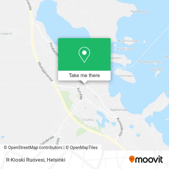 R-Kioski Ruovesi map