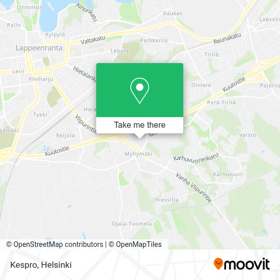 Kespro map