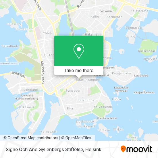 Signe Och Ane Gyllenbergs Stiftelse map