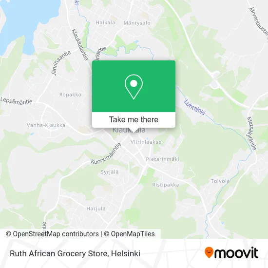 Ruth African Grocery Store map